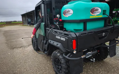 ErofiX — anti-erosion system for potato plantations, drone view